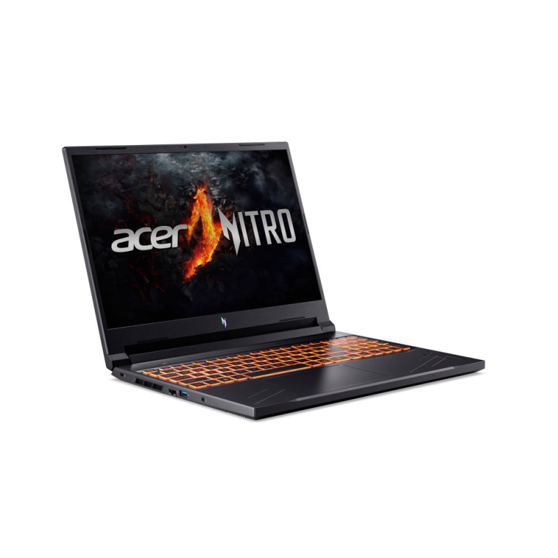 Acer Ноутбук Nitro V 16 ANV16-41 16" WUXGA IPS, AMD R7-8845HS, 16GB, F1TB, NVD4060-8, Lin, черный (NH.QRUEU.009)