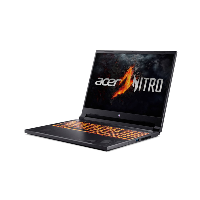 Acer Ноутбук Nitro V 16 ANV16-41 16" WUXGA IPS, AMD R7-8845HS, 16GB, F1TB, NVD4060-8, Lin, черный (NH.QRUEU.009)
