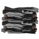 Neo Tools work gloves set of 12, polyester with nitrile coating, size 9, gray-black (97-647-9)