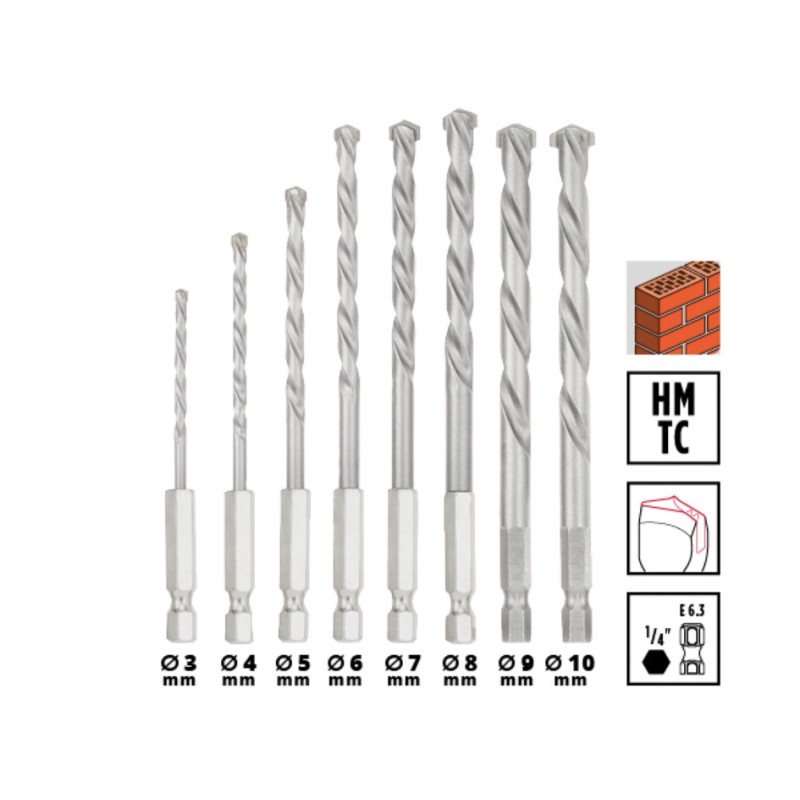 Einhell Набір ударних біт і свердл Einhell 95шт XL-Box 1.5кг (108798)