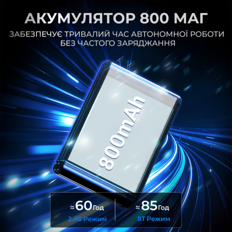 Мышка Ajazz AJ199 MAX Carbon fiber Wireless/Bluetooth/USB White (AJ199-MAX-W)