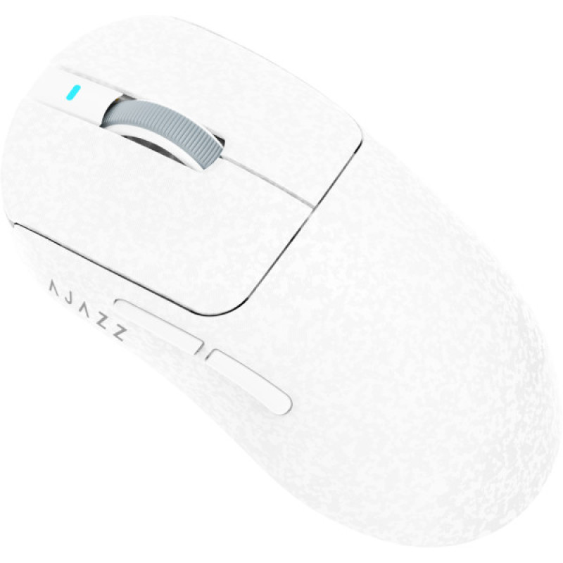 Мышка Ajazz AJ199 MAX Carbon fiber Wireless/Bluetooth/USB White (AJ199-MAX-W)
