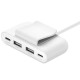 Belkin Adapter 2xUSB-C/2хUSB-A, 2m, white