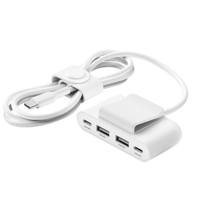 Belkin Adapter 2xUSB-C/2хUSB-A, 2m, white