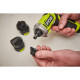 Ryobi Cordless screwdriver USB Lithium RSD4-120TA2 4V 1x2A h 5Nm 200rpm 2 attachments 10 bits 0.31kg case (5133006211)