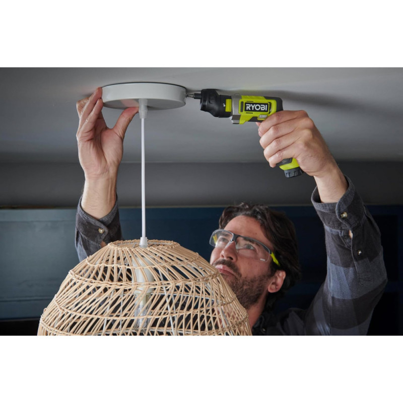 Ryobi Cordless screwdriver USB Lithium RSD4-120TA2 4V 1x2A h 5Nm 200rpm 2 attachments 10 bits 0.31kg case (5133006211)