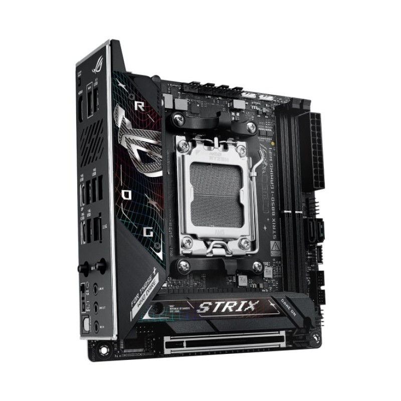 ASUS Motherboard ROG STRIX B850-I GAMING WIFI sAM5 B850 2xDDR5 M.2 HDMI USB Type-C WiFi BT mITX (90MB1K30-M0EAY0)