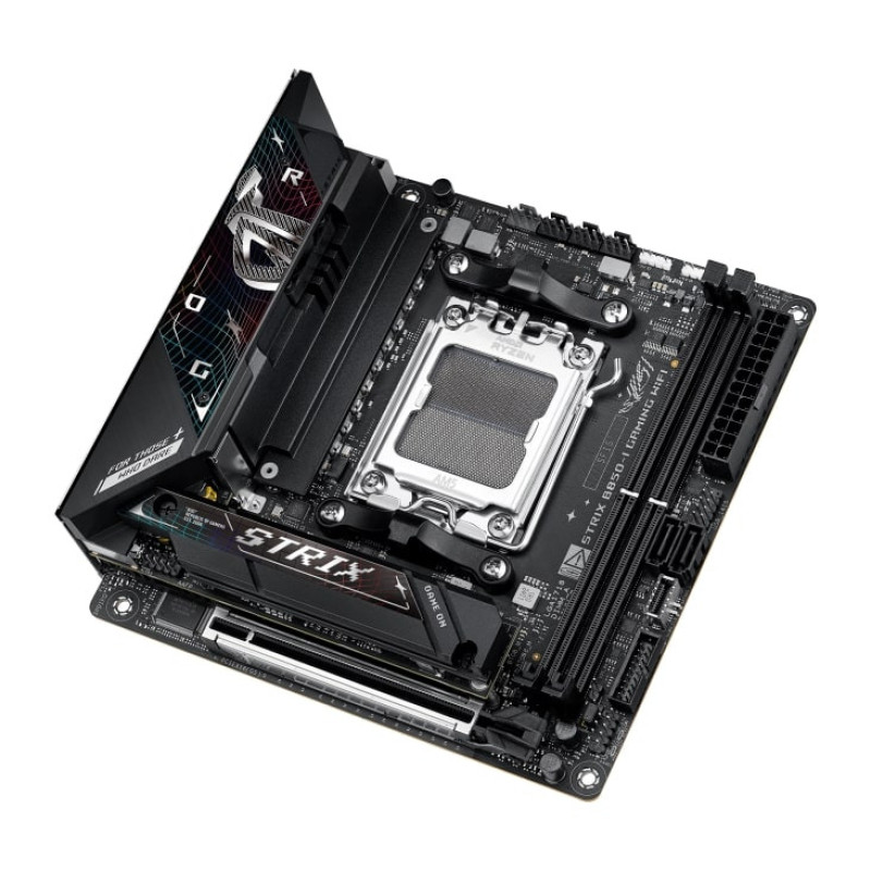 ASUS Motherboard ROG STRIX B850-I GAMING WIFI sAM5 B850 2xDDR5 M.2 HDMI USB Type-C WiFi BT mITX (90MB1K30-M0EAY0)