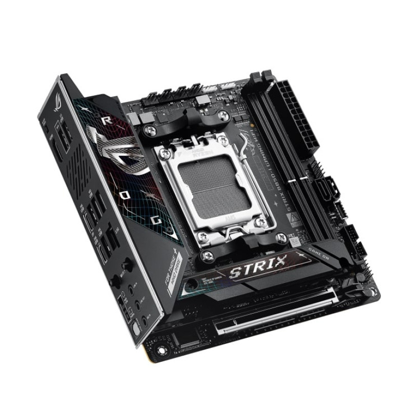 ASUS Motherboard ROG STRIX B850-I GAMING WIFI sAM5 B850 2xDDR5 M.2 HDMI USB Type-C WiFi BT mITX (90MB1K30-M0EAY0)