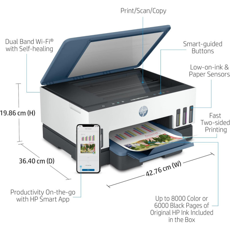 HP Smart Tank 725 All-in-One Printer (28B51A)