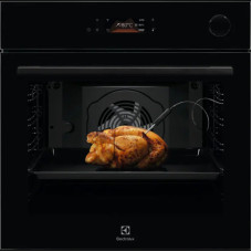Electrolux Electrolux oven electrical, 72l, A+, steam, display, convection, steamer function, telescopic rails, black (LOC8H39WZ)