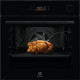 Electrolux Electrolux oven electrical, 72l, A+, steam, display, convection, steamer function, telescopic rails, black (LOC8H39WZ)