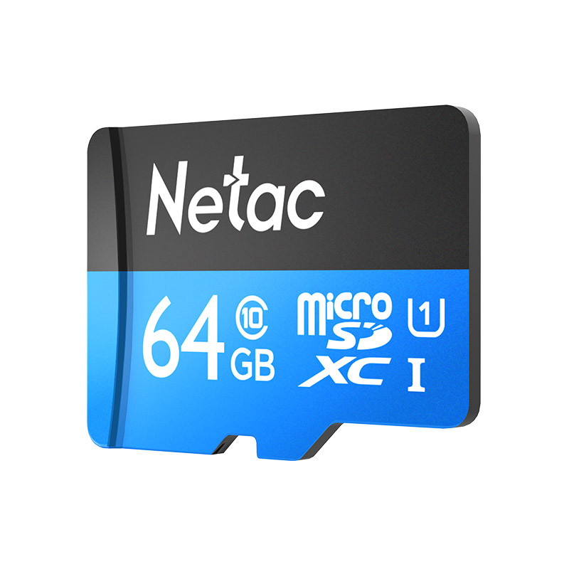 Netac Карта пам'яті microSD 64GB C10 UHS-I R80MB/s + SD