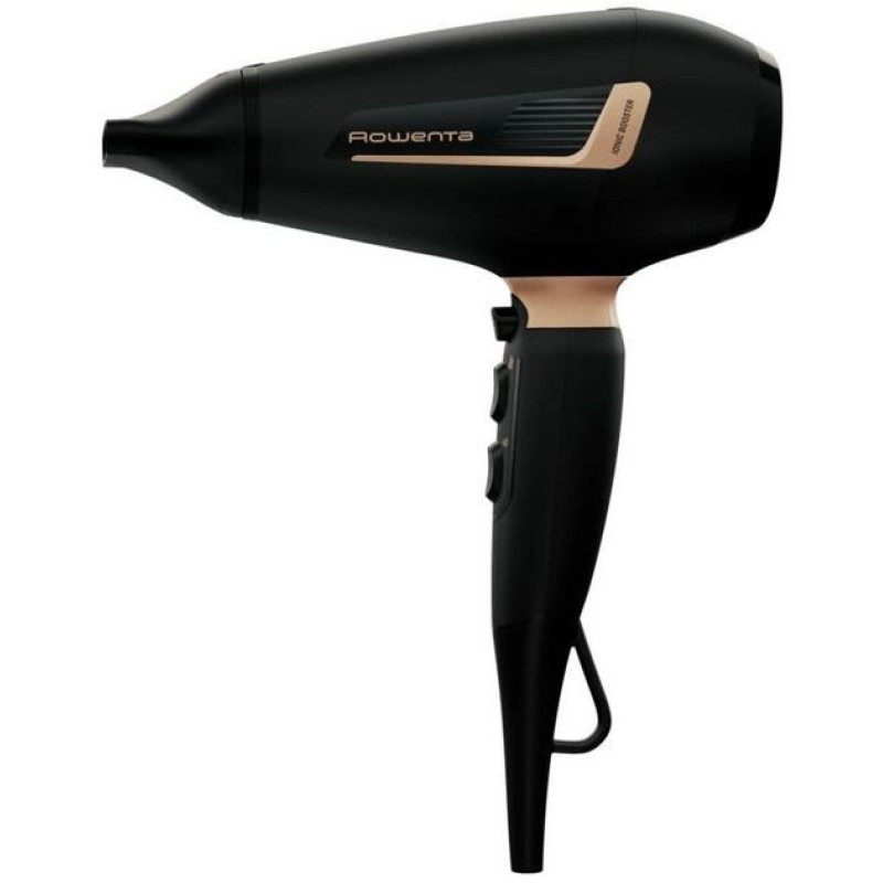 Rowenta Фен Pro Expert, 2200Вт, режимов-3, иониз-я, дифузор, 2 концентратора, хол. обдув, черный (CV8840F0)