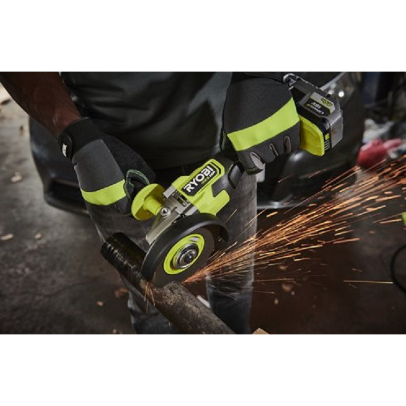 Ryobi Angle grinder RAG18X-0, cordless ONE+ HP, brushless, 125mm, 18V (without battery and charger) (5133005011)