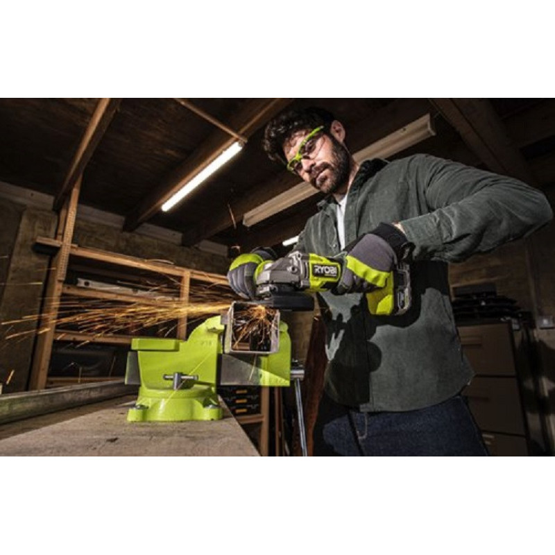 Ryobi Angle grinder RAG18X-0, cordless ONE+ HP, brushless, 125mm, 18V (without battery and charger) (5133005011)