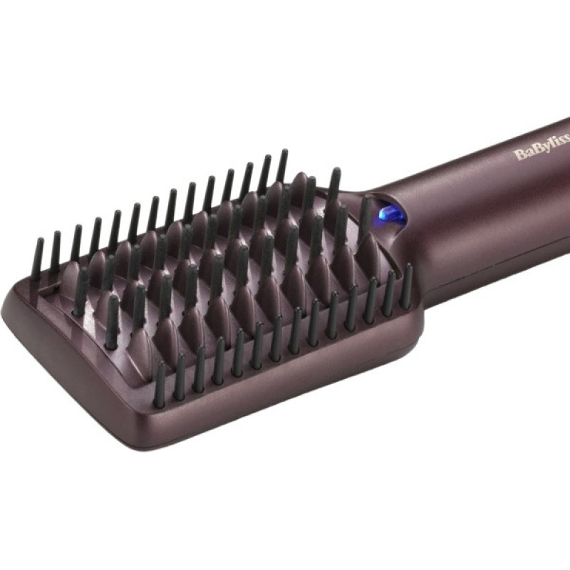 BaByliss Фен-щетка Air Power, 900Вт, 3 режима, холодный обдув, 2 насадки, фиолетовый (AS6400E)