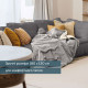 Beurer Beurer electric sheet, 180х130sm, 6W, 6 modes, corduroy, grey (HD_81)