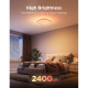 Govee Потолочний світильник H60A4 30cm Smart Square Ceiling Light, RGBWW + RGBIC, WI-FI/Bluetooth, білий (H80A4C01)