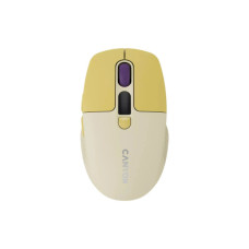 Мышка Canyon MW-26 LCD Silent Wireless/Bluetooth Yellow (CNS-CMSW26Y)