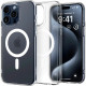 Spigen Case for iPhone 15 Pro, Ultra Hybrid MagFit, Frost Clear (ACS06719)