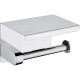 Deante Holder Round for toilet paper, wall-mounted with shelf, chrome (ADR_0221)