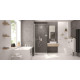Deante Holder Round for toilet paper, wall-mounted with shelf, chrome (ADR_0221)