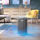 Philips air purifier Series 3200, 135m2, 520m3/h, HEPA +coal filter, Wi-Fi, 5 speed, silver-whire (AC3220/10)