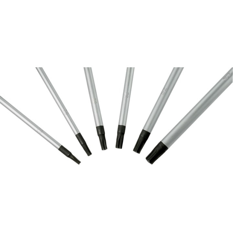 Bosch Отвертки набор 6шт, T10х75, T15х75, T20x100, T25x100, T30x125, T40x125 мм (1.600.A01.V09)