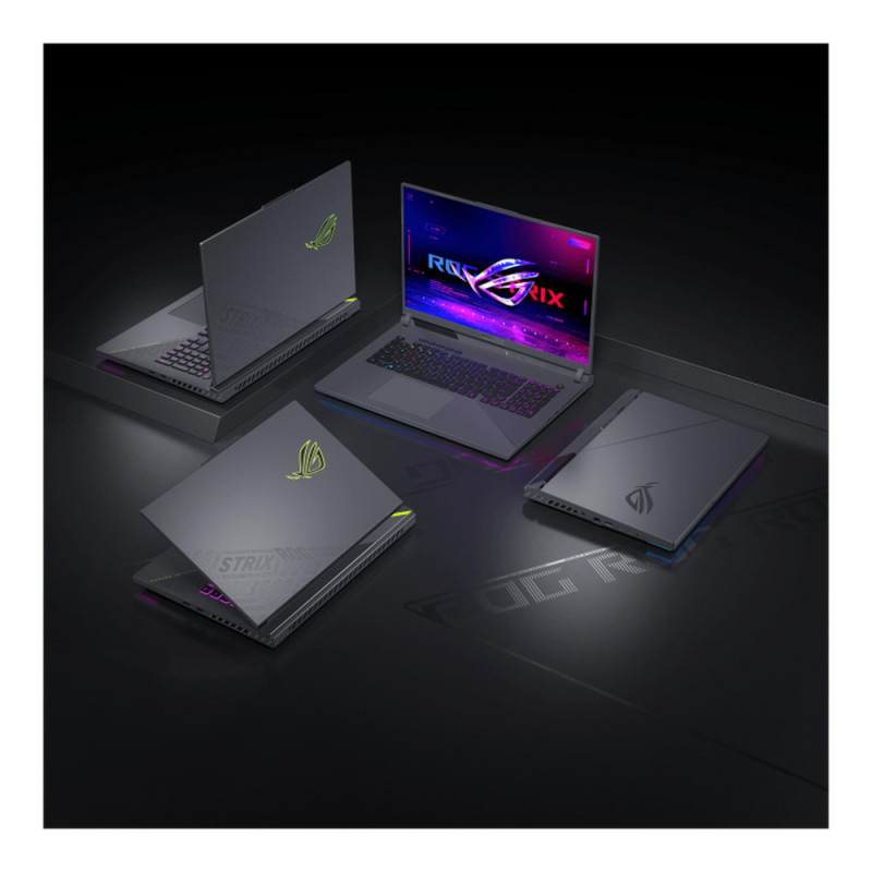 ASUS Ноутбук ROG Strix 18 G814PM-S9024 18" WQXGA IPS, AMD R9-8940HX, 16GB, F1TB, NVD5060-6, NoOS, Серый (90NR0L28-M00150)