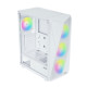 2E Gaming PC case Aruba G3313W, without PSU, 1xUSB3.0, 2xUSB2.0, 5x120mm ARGB, VGA 300mm, LCS ready, HUB, TG Side Panel, ATX, white (2E-G3313W)