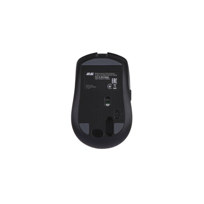 2E Mouse MF270 Silent Rechargeable WL Black (2E-MF270WBK)