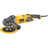 DeWALT Шліфмашина полірувальна DeWALT 1250Вт 180мм 0-600/0-3500об/хв 3.0кг (DWP849X)