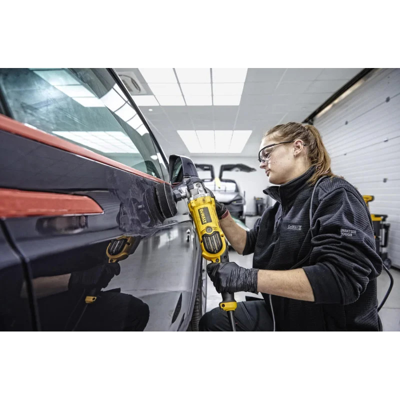DeWALT Шліфмашина полірувальна DeWALT 1250Вт 180мм 0-600/0-3500об/хв 3.0кг (DWP849X)