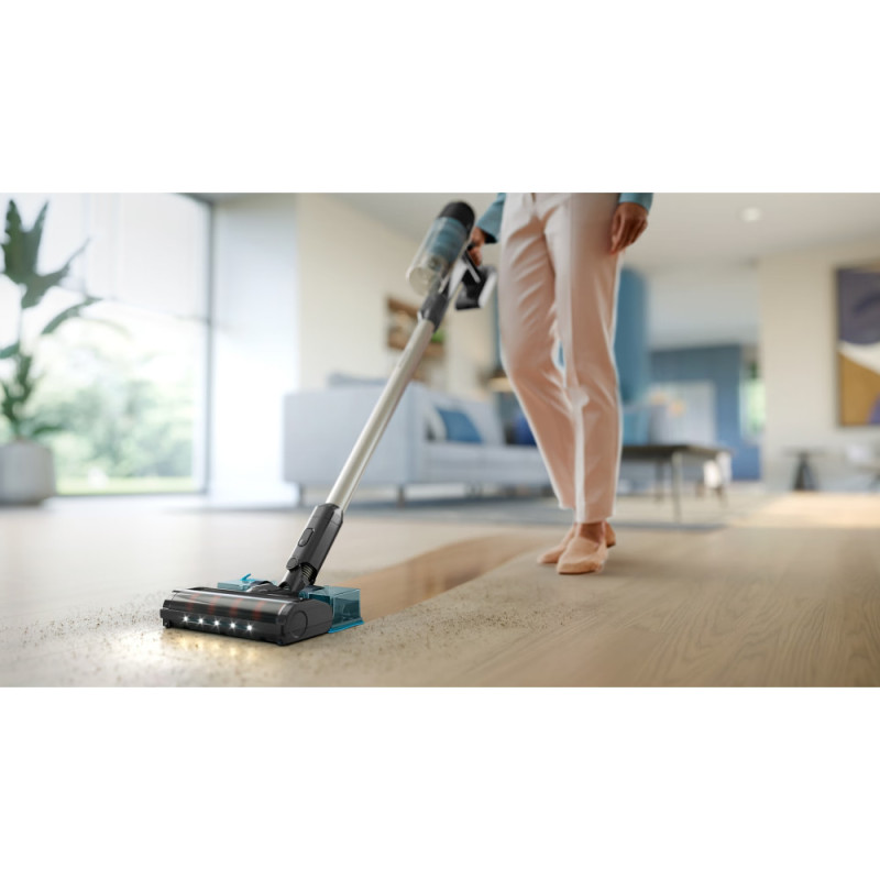 Philips Пилосос безпровідний 3000 Series, конт пил-0.27л, автон. робота до 60хв, вага-1.5кг, турборежим, сірий (XC3131/01)