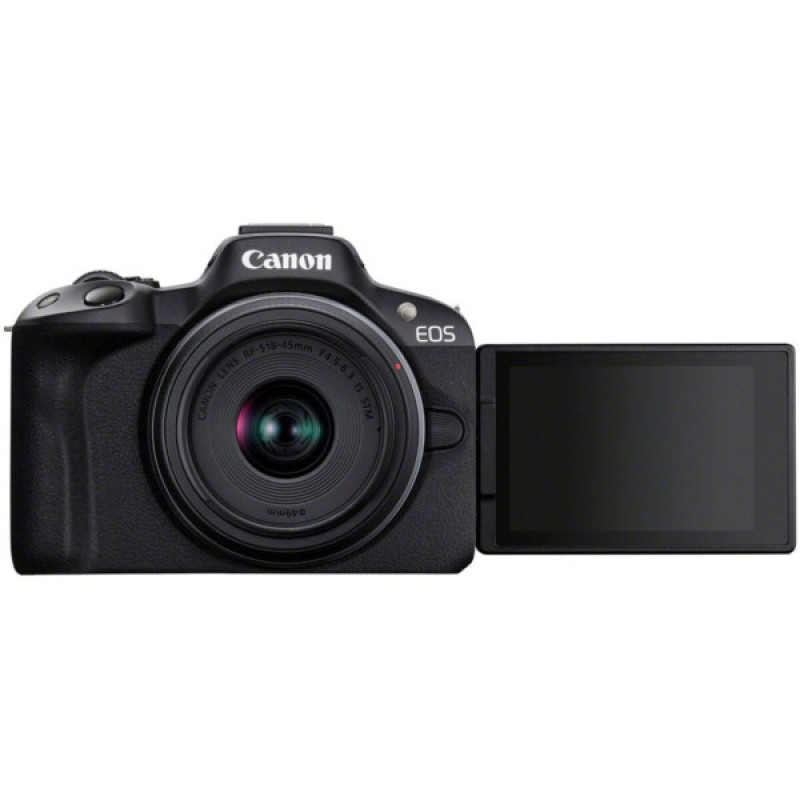 Цифровой фотоаппарат Canon EOS R50 + RF-S 18-45 IS STM Black (5811C033)