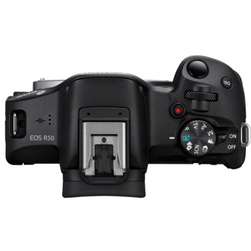 Цифровой фотоаппарат Canon EOS R50 + RF-S 18-45 IS STM Black (5811C033)