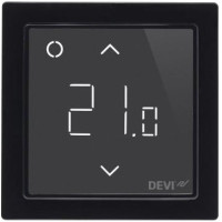DEVI Thermostat DEVIreg Smart (+ 5 + 45C), Wi-Fi, 85 x 85mm, max. 16A, black (140F1143)