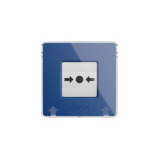 Ajax Wireless wall button for manual fire alarm activation for residential premises Manual Call Point, jeweler, wireless, blue (000044793)
