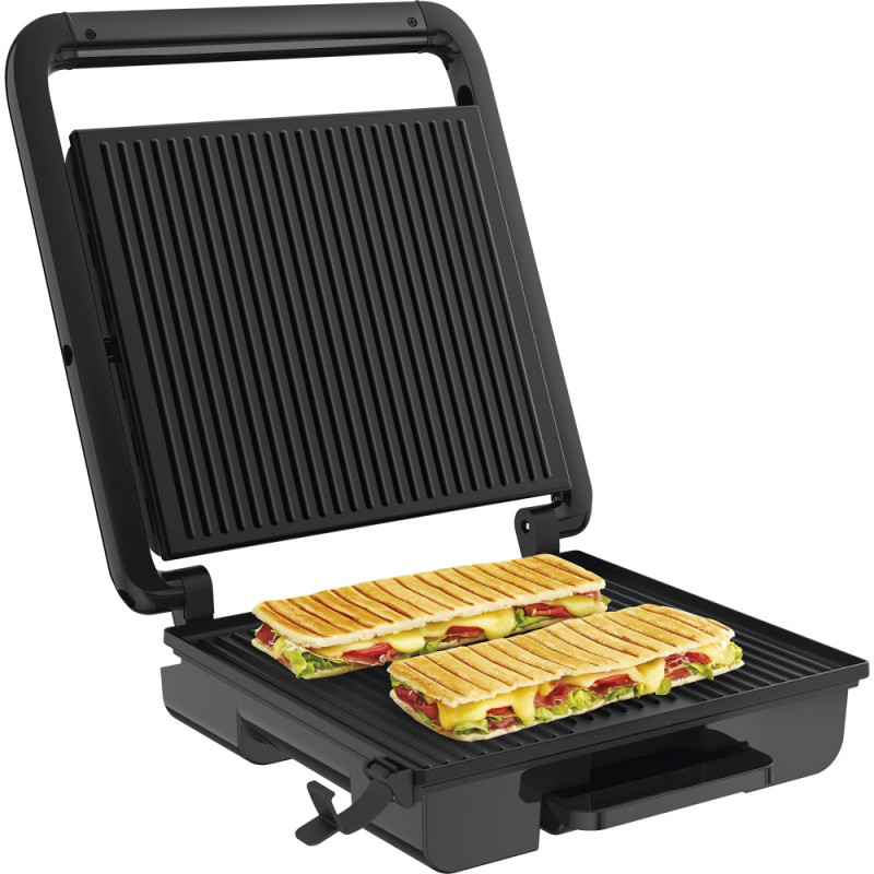 Tefal grill clamping Grill Inicio, 2000W, temp. regimes-3, 180degrees opening, metal, black (GC242832)