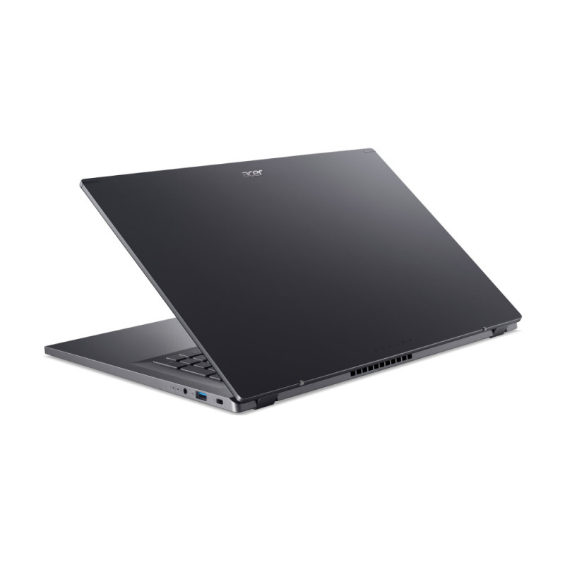 Acer Ноутбук Aspire 17 A17-51M 17.3" FHD IPS, Intel 5-120U, 16GB, F512GB, UMA, Lin, серый (NX.J0JEU.001)