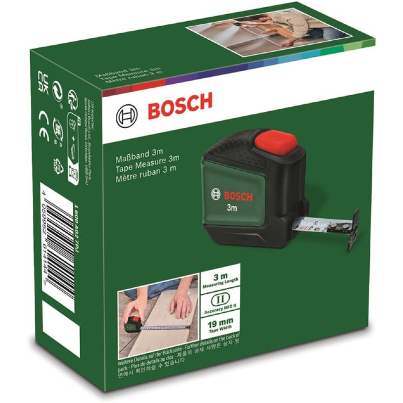 Bosch Рулетка, 3м х 19мм (1.600.A02.7PJ)