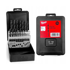 Milwaukee HSS-R metal drill bit set, 19 pcs, 1-10 mm, case (4932352468)