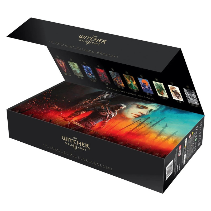 GoodLoot Колекція пазлів The Witcher 3: Wild Hunt (10th Anniversary Edition) 10x500 ел. (5908305250166)