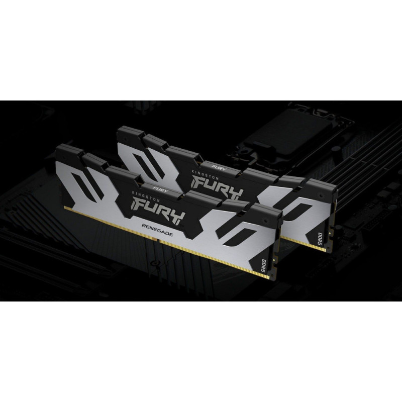 Kingston Memory DDR5 32GB KIT (16GBx2) 7200 FURY Renegade XMP Silver (KF572C38RSK2-32)