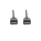 Кабель мультимедийный HDMI M to HDMI M 1.0m 8K Digitus (AK-330124-010-S)
