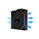 Кулер для корпуса Lian Li Uni Fan TL WIRELESS 120-1, Black (G99.12TL1W1B.00)