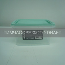 ARDESTO Контейнер для зберігання харчових продуктів ARDESTO Fresh 1.2л, пластик, прямокутна, блакитний (AR1304B)