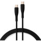Дата кабель USB-C to USB-C 2.0m 240W Chip Silicon Black Vinga (VCDCCC2242SB)