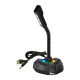 Микрофон HP DHP-1100C RGB backlit 3.5мм+USB Black (DHP-1100C)